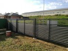 Moderní plot z ocelových profilů MODERN, vzor AW.10.106, barva antracit