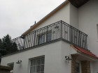 Kovové zábradlí VARIO, vzor AW.10.82, barva černá mat RAL 9005