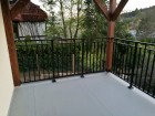 Kovové zábradlí VARIO, vzor AW.10.81, barva černá mat RAL 9005